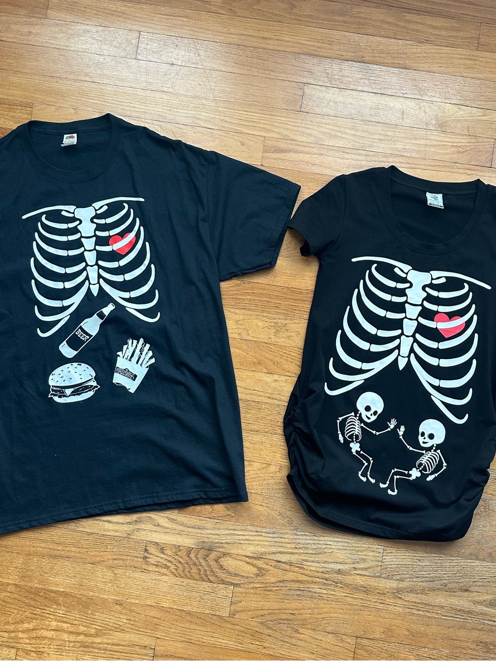Couples Matching Pregnancy Announcement Halloween Costumes His/Hers IT’S TWINS